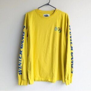 Billionaire Boys Club 100% cotton yellow long sleeve shirt